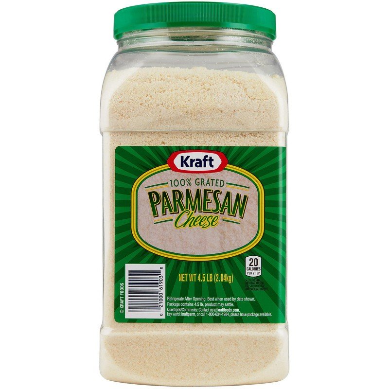 Kraft Grated Parmesan Cheese - 4.5 lb. container