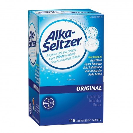 Alka-Seltzer® Original Antacid Effervescent Tablets (116 Ct.)