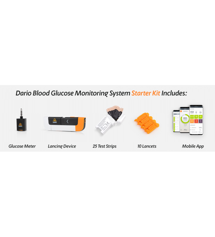 Dario Blood Glucose Monitoring Starter Kit