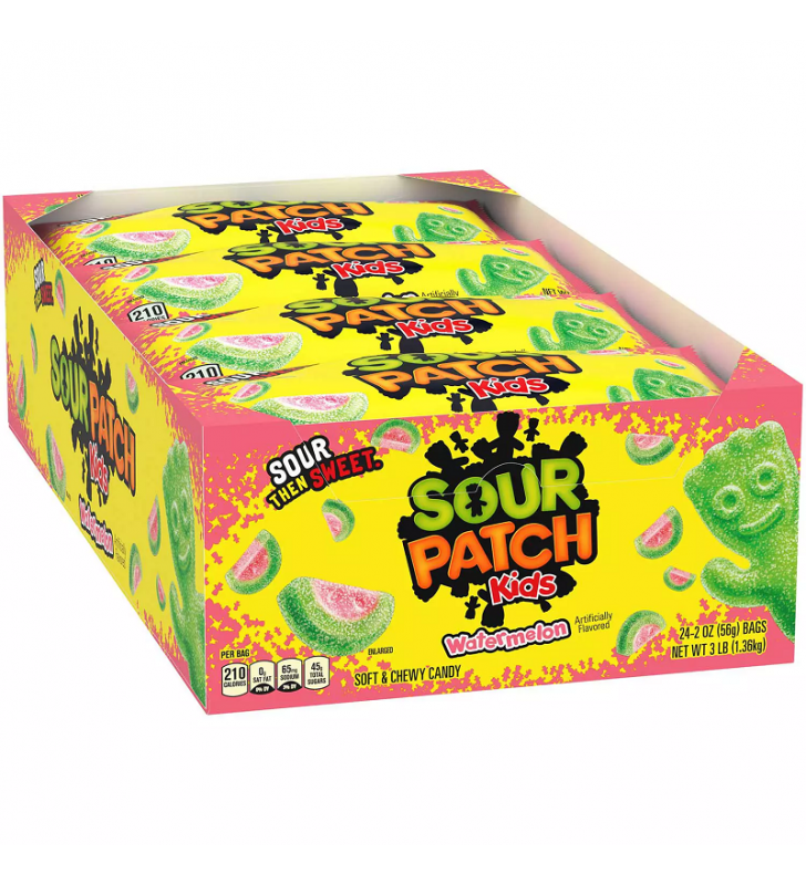 SOUR PATCH KIDS Soft & Chewy Candy (2 oz., 24 ct.) - Sam's Club