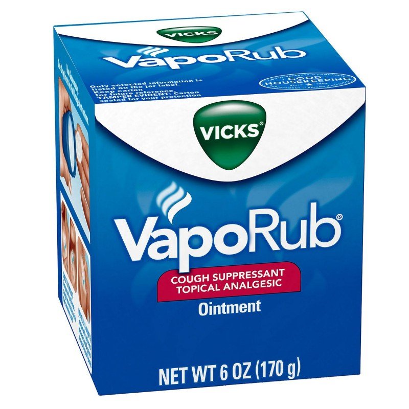Vicks VapoRub Cough Suppressant Topical Analgesic Ointment (6 oz.)